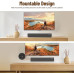 100W TV SoundBar Bluetooth HiFi Speaker 2.0 Channel Home Theater Sound System Sound Bar Built-in Subwoofer with Remote Control