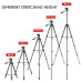 miliboo A301 tripod for phone Lightweight 58Inch Universal Phone Tripod Photography Video Vlog Stand Lightweight Travel
