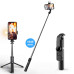 Foldable Mini Wireless Bluetooth Selfie Stick Tripod With Fill Light Shutter Remote Control For iphone 13 12 11 Pro IOS Android Foldable Mini Wireless Bluetooth Selfie Stick Tripod With Fill Light Shutter Remote Control For iphone 13 12 11 Pro IOS Android