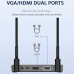 Wireless HDMI video Transmitter and Receiver Kits 5G wireless mini projector 4K for home Plug and Play for Streaming tv stick pc