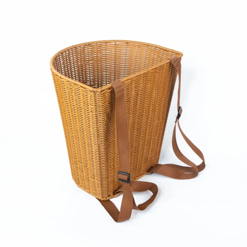 Handwoven Back Basket Easter Picnic Basket Multi-use Foraging Basket Shopping Basket for Tea Picking Candy Storage Vegetables - Image 5