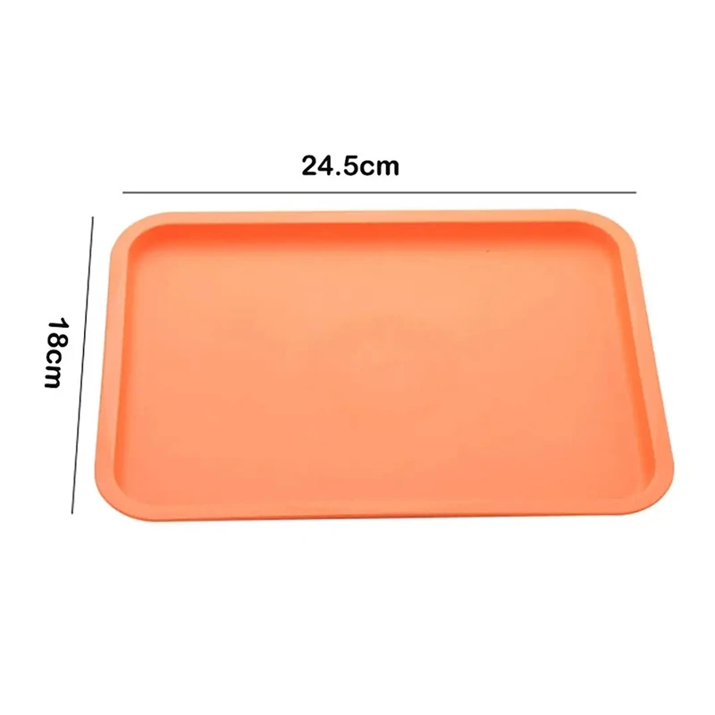 1pc Rectangular Pallet Nordic Multiple Colors Plastic Storage Tray Food Bread Pan Hotel Service Kitchen Fruit Dessert Tray - Image 6