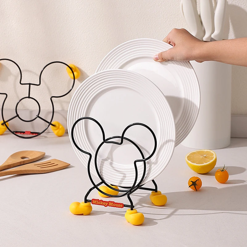 Kitchen Stove Insulation Rack, Mickey Kitchen Storage Rack, Bowl Rack, Pot Rack, Cutlery Rack, Multifunctional, Optional Styles - Image 5