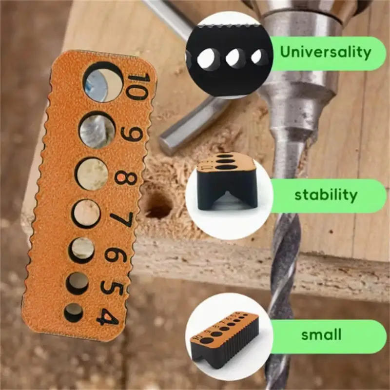 Drill Guide For 4/5/6/7/8/9/10mm Holes Drill Bit DIY Drill Jig Block Joints Tool Multifunctional Precision Accessory - Image 4
