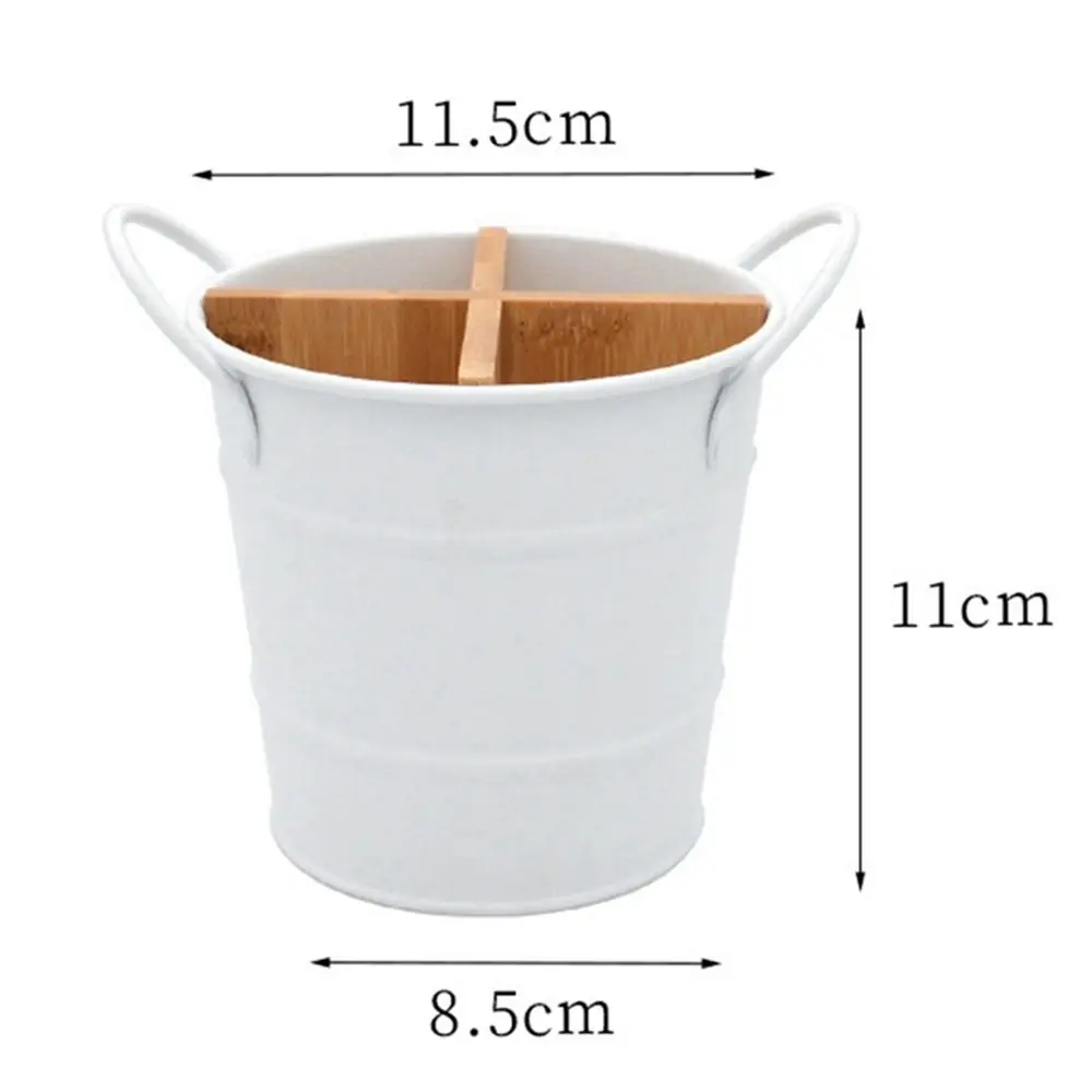 Separate Kitchenware Cooking Tool Storage Shelf Cutlery Organizer Bamboo Tableware Holder Spoon Stand Chopstick Holder - Image 6