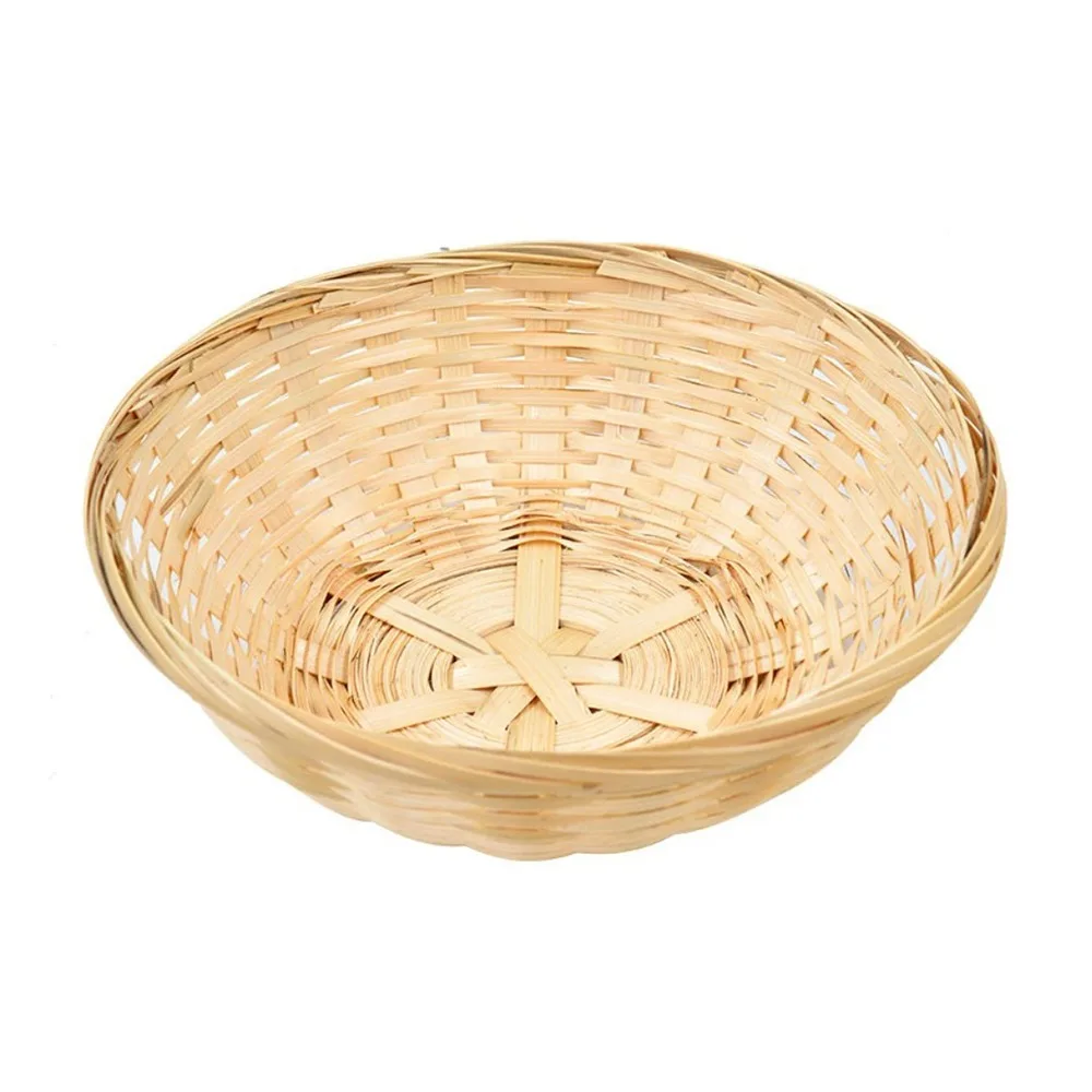Vegetable Food Storage Basket Bread Fruit Round Dustpan Decorative Woven Basket Desktop Decoration Egg Basket - Image 11