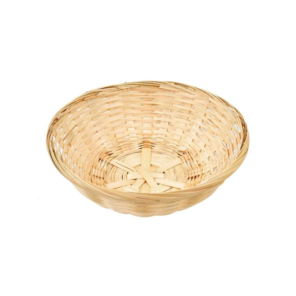 Vegetable Food Storage Basket Bread Fruit Round Dustpan Decorative Woven Basket Desktop Decoration Egg Basket - Image 8