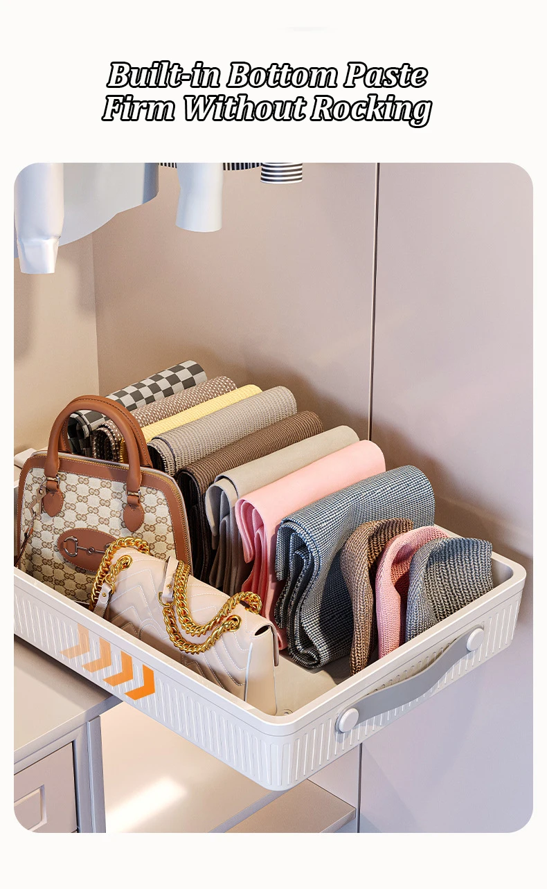 Kitchen Sliding Drawer with Slide Rail Cabinet Clothes Spice Dish Bowl Storage Rack Pull Out Cabinet Organizer Tray With Handle - Image 16