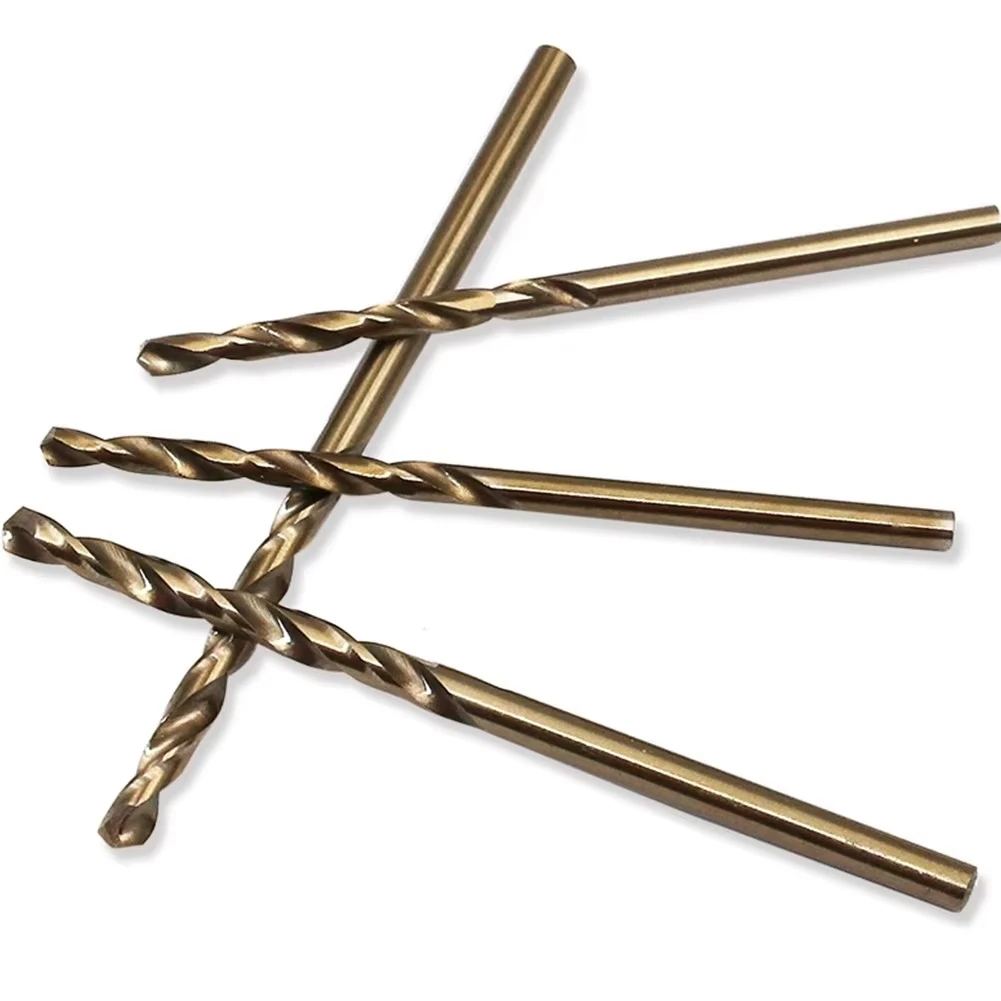 10pcs/set HSS M35 Cobalt Drill Bits 1-3mm for Metal/Stainless Steel - High-Speed Steel Cobalt Coated Drill Bits with Enhanced - Image 4