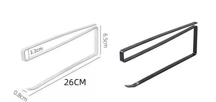 No Punching Kitchen Paper Towel Holder Cabinet Hanger Wall Mounted Toilet Roll Storage Rack Bathroom Accessories - Image 9