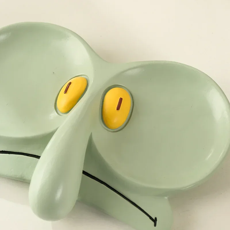 Cartoon Tray Sponges Baby Octopus Brother Glasses Frame Jewelry Box Storage Tray Decoration Cute Office Desktop Decorative Tray - Image 5