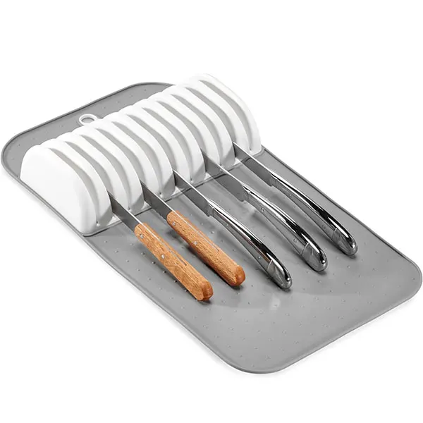 Large Knife Mat Non-Slip Drawer Knifes Organizer 5 Slots and 11 Slots Knives Holder Home Kitchen Organization - Image 8
