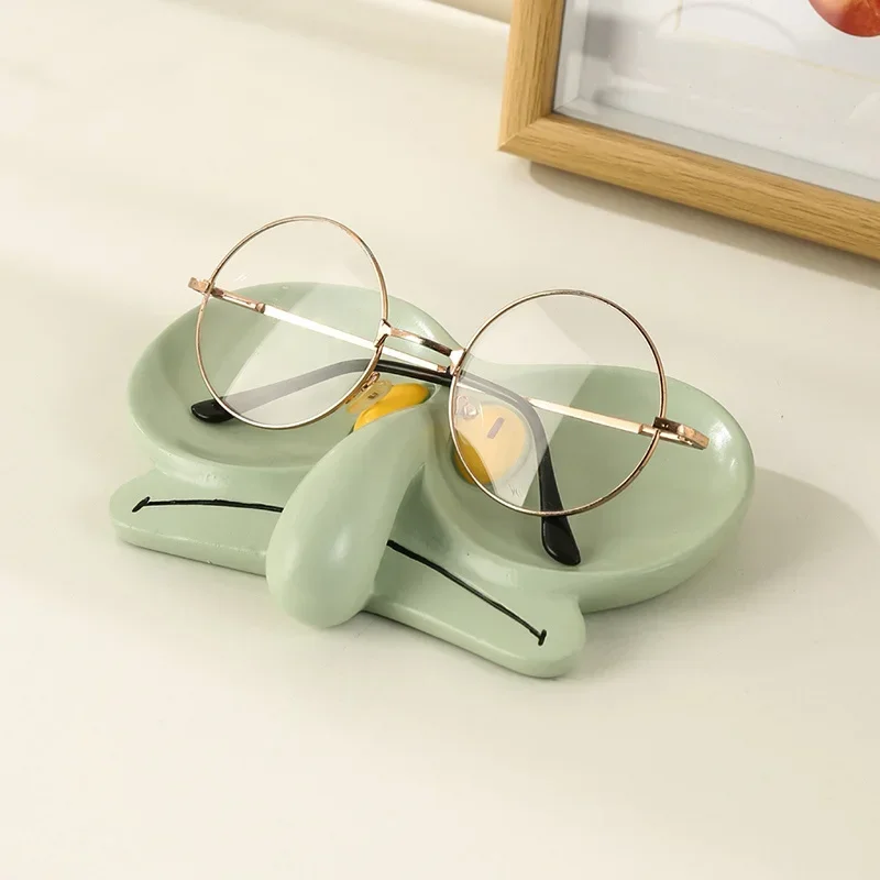 Cartoon Tray Sponges Baby Octopus Brother Glasses Frame Jewelry Box Storage Tray Decoration Cute Office Desktop Decorative Tray - Image 2