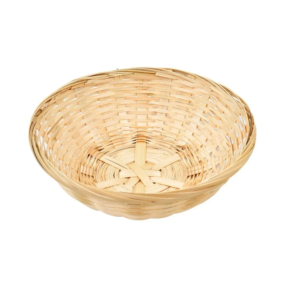 Vegetable Food Storage Basket Bread Fruit Round Dustpan Decorative Woven Basket Desktop Decoration Egg Basket - Image 10
