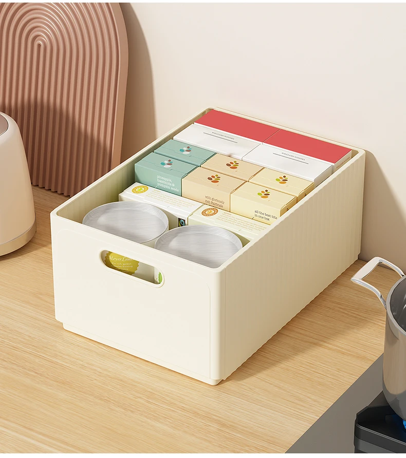 WORTHBUY Multi-functional Foldable Plastic Storage Box Kitchen Storage Organization Seasoning Jar Organizer Box Food Contianer - Image 37
