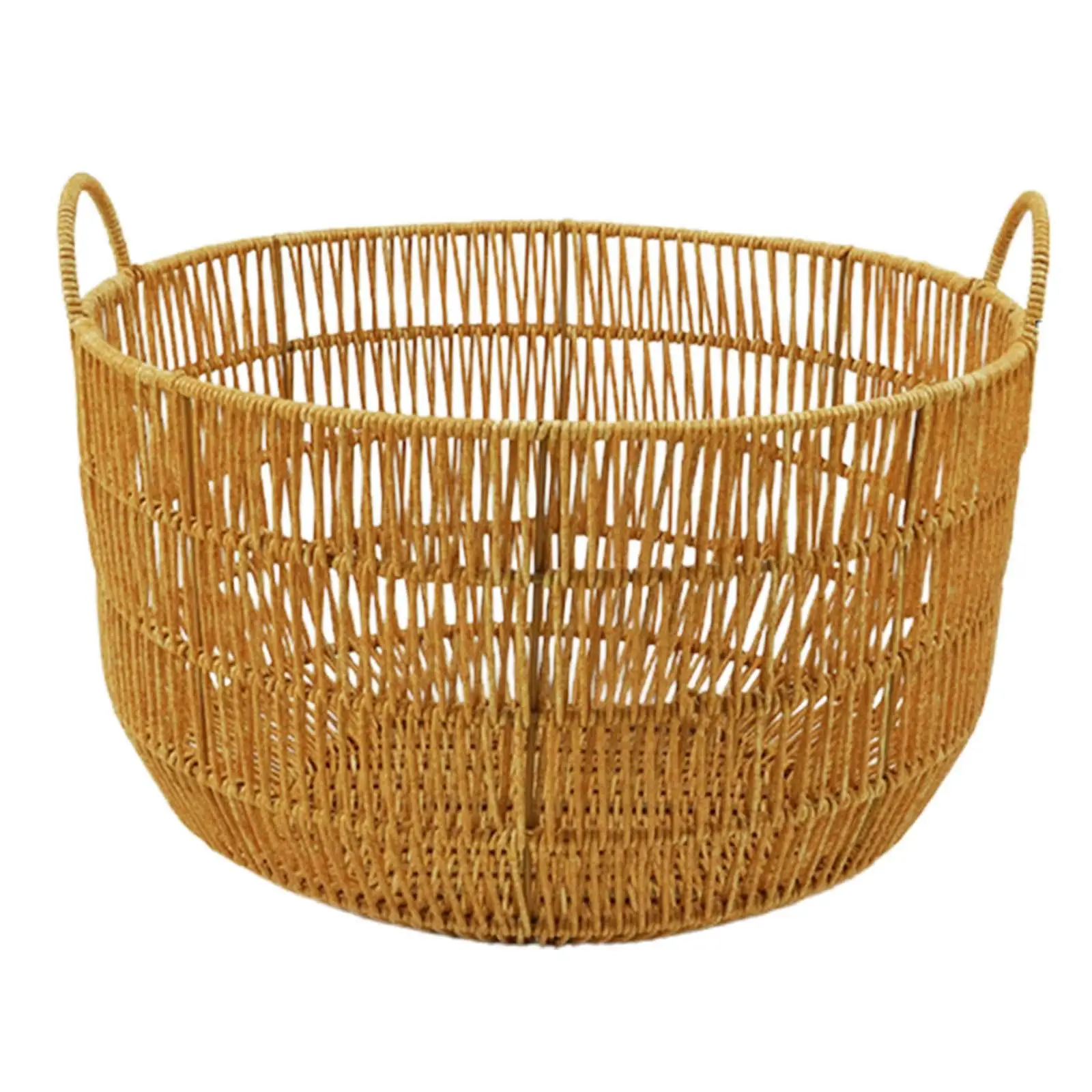 Laundry Basket Bins Toys Bin Clothes Storage Hamper with Handle Wicker Baskets for Home Bathroom Laundry Room Nursery Pillows - Image 7