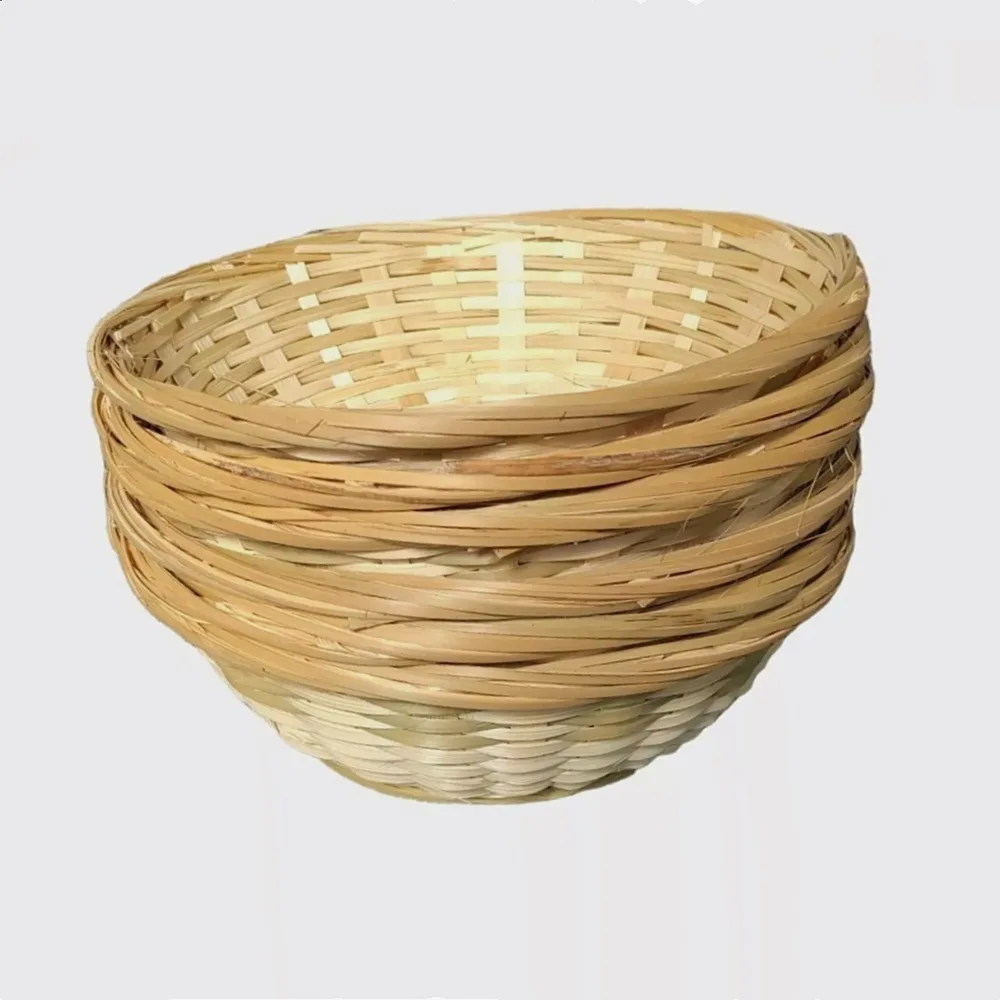 Vegetable Food Storage Basket Bread Fruit Round Dustpan Decorative Woven Basket Desktop Decoration Egg Basket - Image 16
