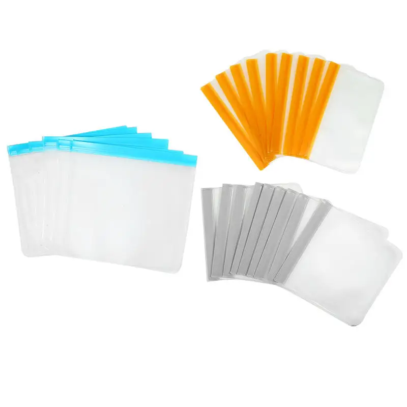 Thickened PEVA Food Bag Reusable Freezer Bag Food Storage Bags Ziplock Leakproof Fresh Snack Bag Food Grade Lunch Bag for Fridge - Image 16