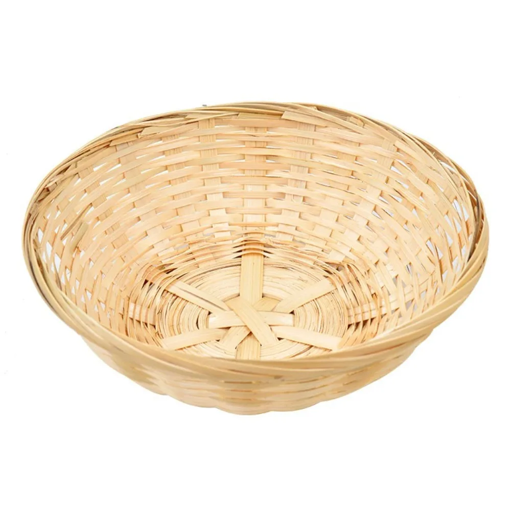 Vegetable Food Storage Basket Bread Fruit Round Dustpan Decorative Woven Basket Desktop Decoration Egg Basket - Image 20