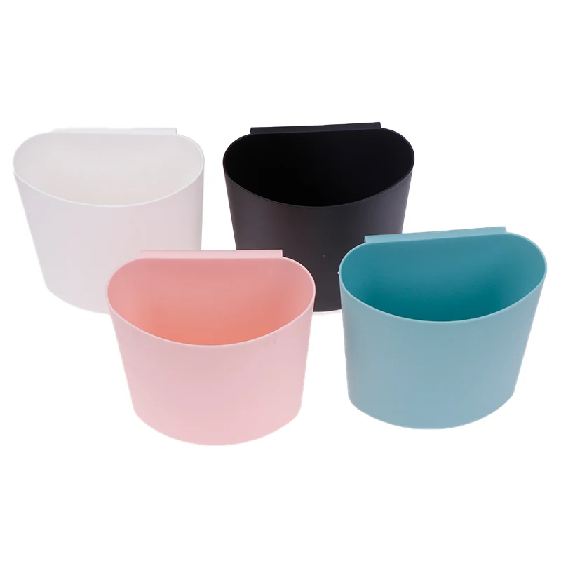 Household Back Hanging Plastic Storage Basket Kitchen Bathroom Mini Organizers Small Things Portable Storage Box Container - Image 11