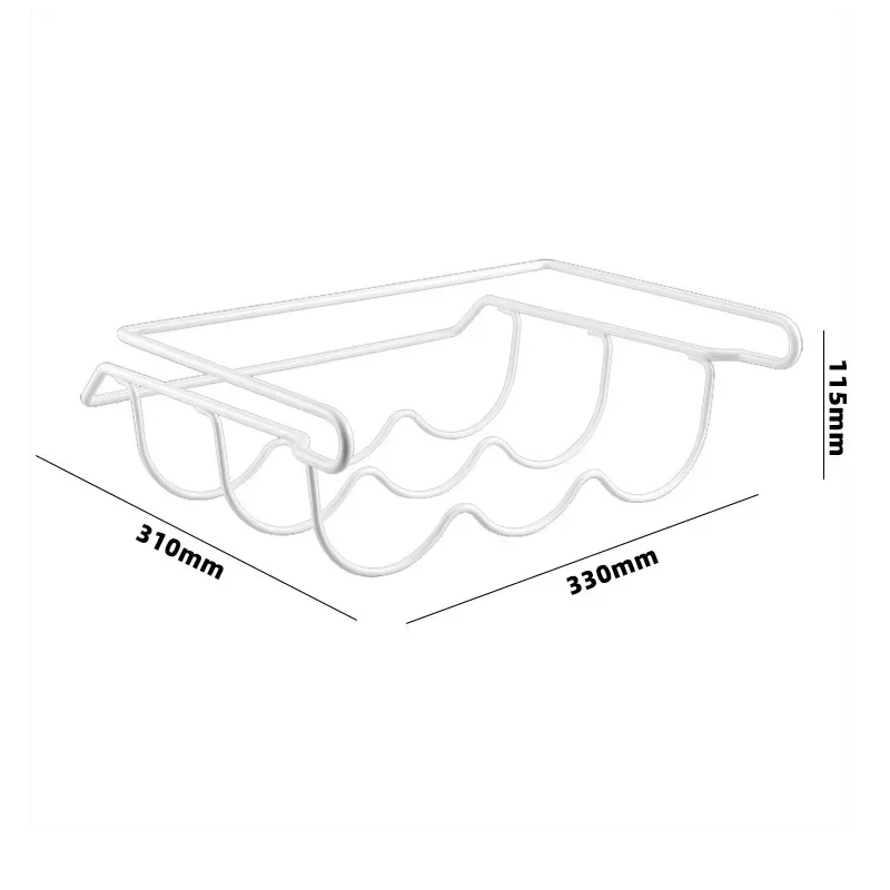 Creative Home Furnishing Accessories Beer Bottle Fridge Organizer Wine Display Shelf Holder Hook Refrigerator Storage Rack - Image 6