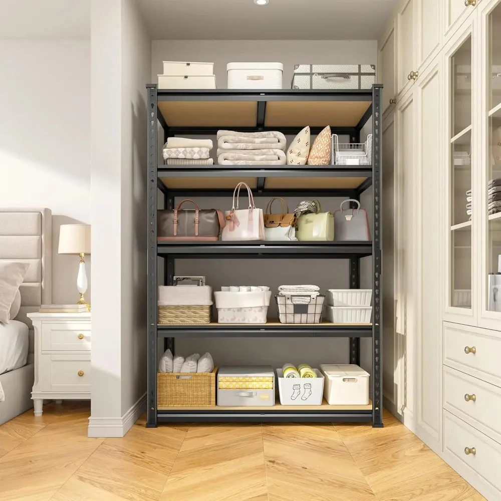 5-Tier Metal Storage Shelves 1980LBS Capacity Adjustable Pantry Shelving Unit for Kitchen And Pantry Organization Customized - Image 2