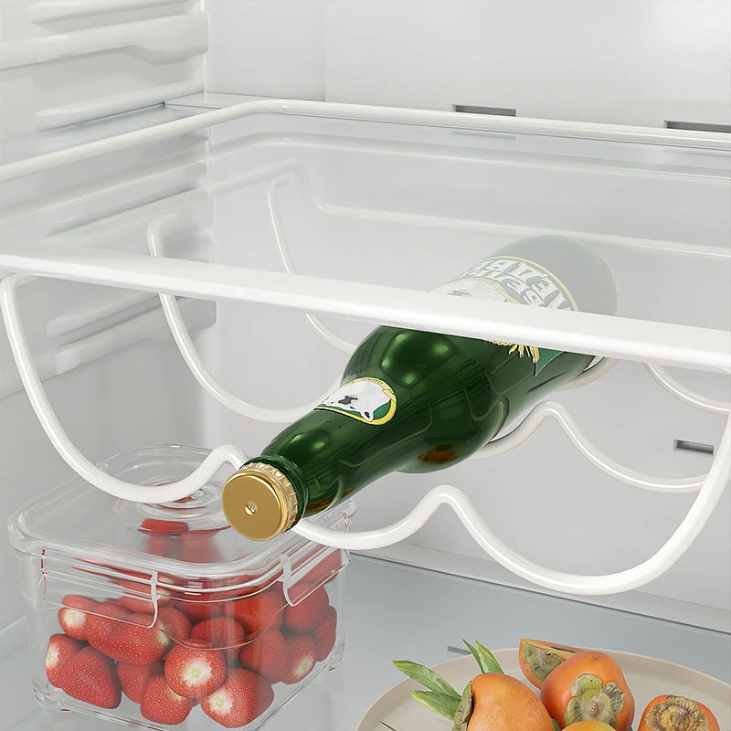 Creative Home Furnishing Accessories Beer Bottle Fridge Organizer Wine Display Shelf Holder Hook Refrigerator Storage Rack - Image 2