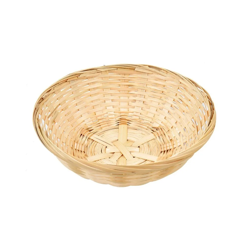 Vegetable Food Storage Basket Bread Fruit Round Dustpan Decorative Woven Basket Desktop Decoration Egg Basket - Image 9