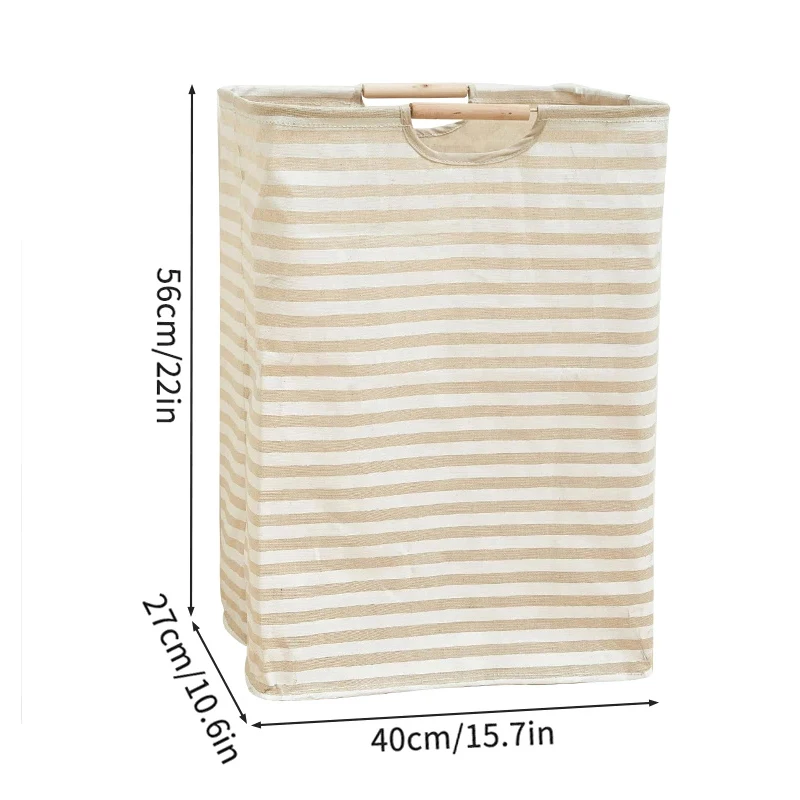 Large Capacity Laundry Storage Dirty Clothes Storage Basket with Handle Hamper Collapsible Laundry Basket Bathroom Accessories - Image 6