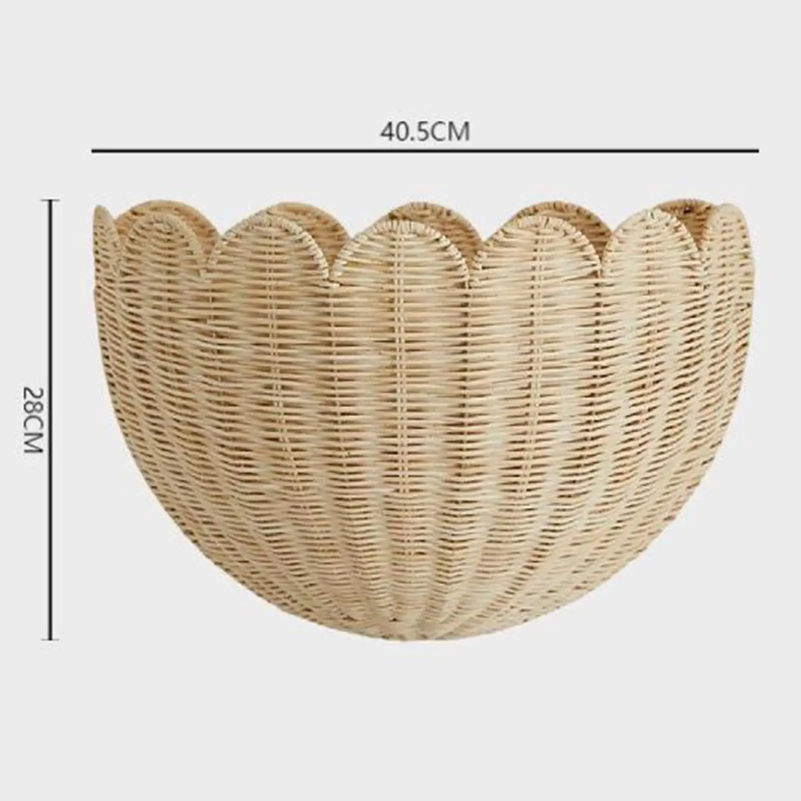 Woven Wall Hanging Basket Fruits Magazines Toys Portable Multifunctional Bin for Cabinet Farmhouse Bathroom Sundries Restaurant - Image 6