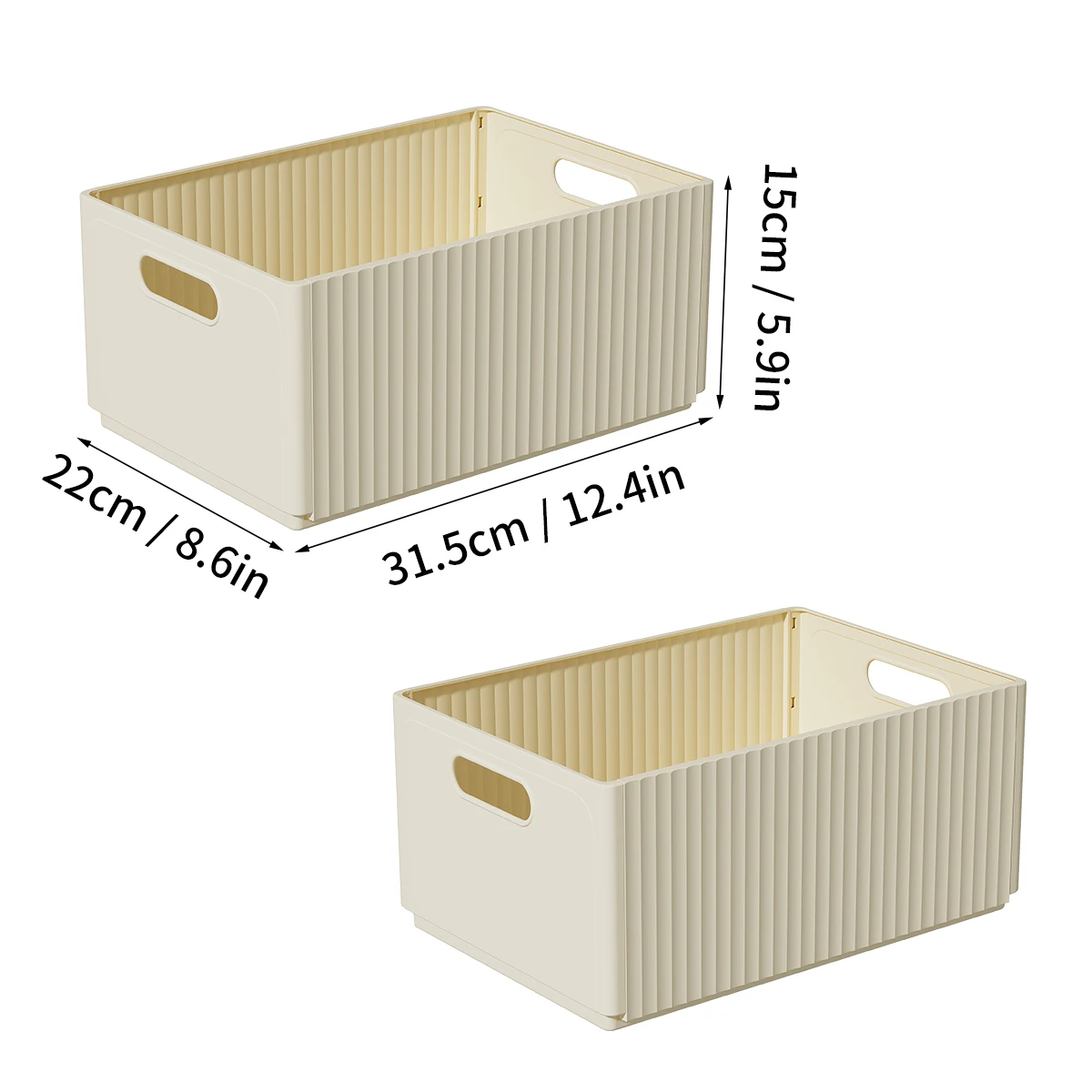 WORTHBUY Multi-functional Foldable Plastic Storage Box Kitchen Storage Organization Seasoning Jar Organizer Box Food Contianer - Image 14